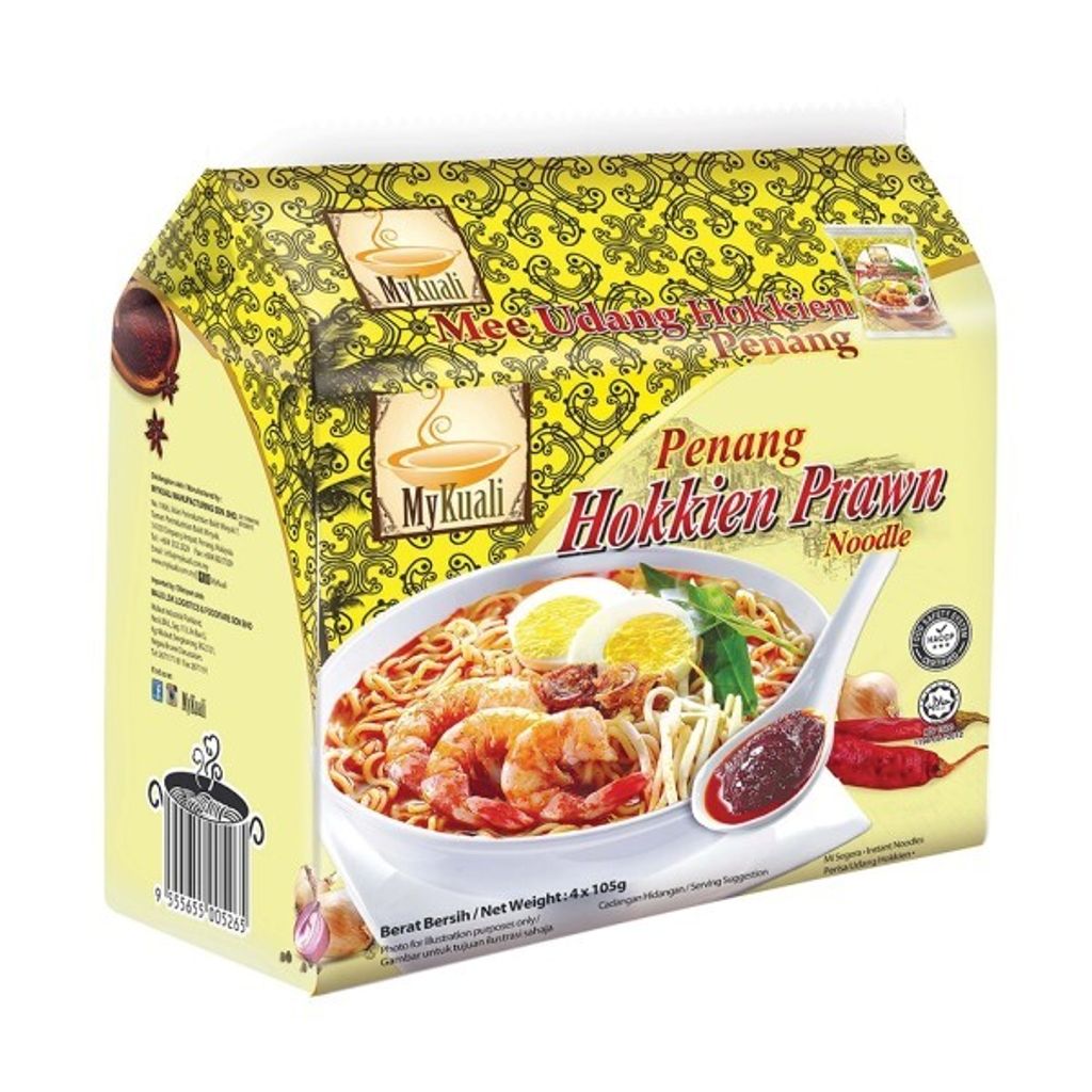 檳城福建蝦味麵-4入袋裝