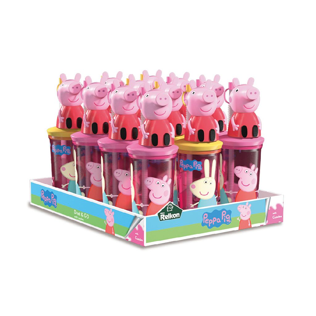 【PEPPA PIG】吸管水杯(附糖果)20g 2
