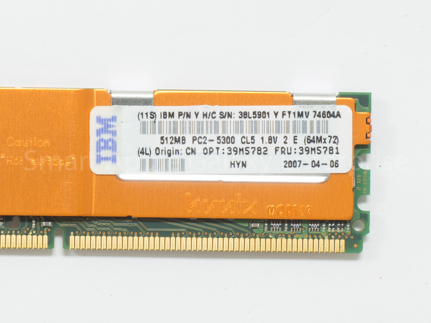 IBM 512MB DDR2-667 PC2-5300 ECC Memory Module 39M5781