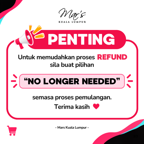 TikTok Shop Refund Notice