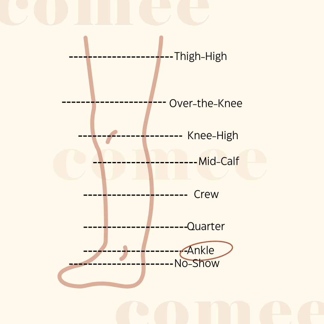 socks length guide-ankle