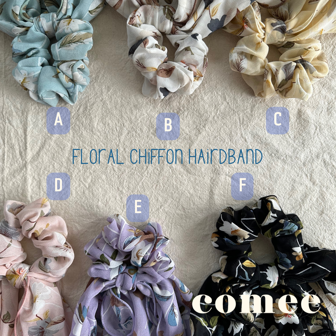 floral hairband product photo with comee logo (1)