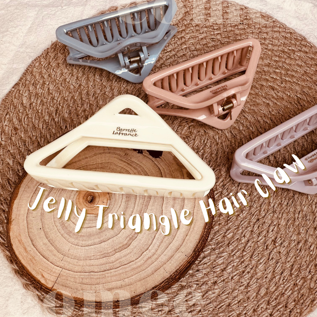 Jelly triangle Hair Claw (2)