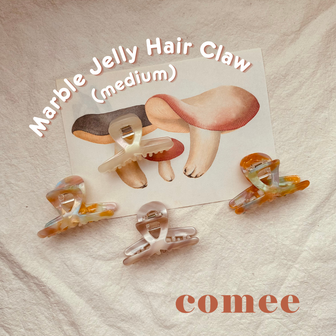 Marble Jelly Hair Claw