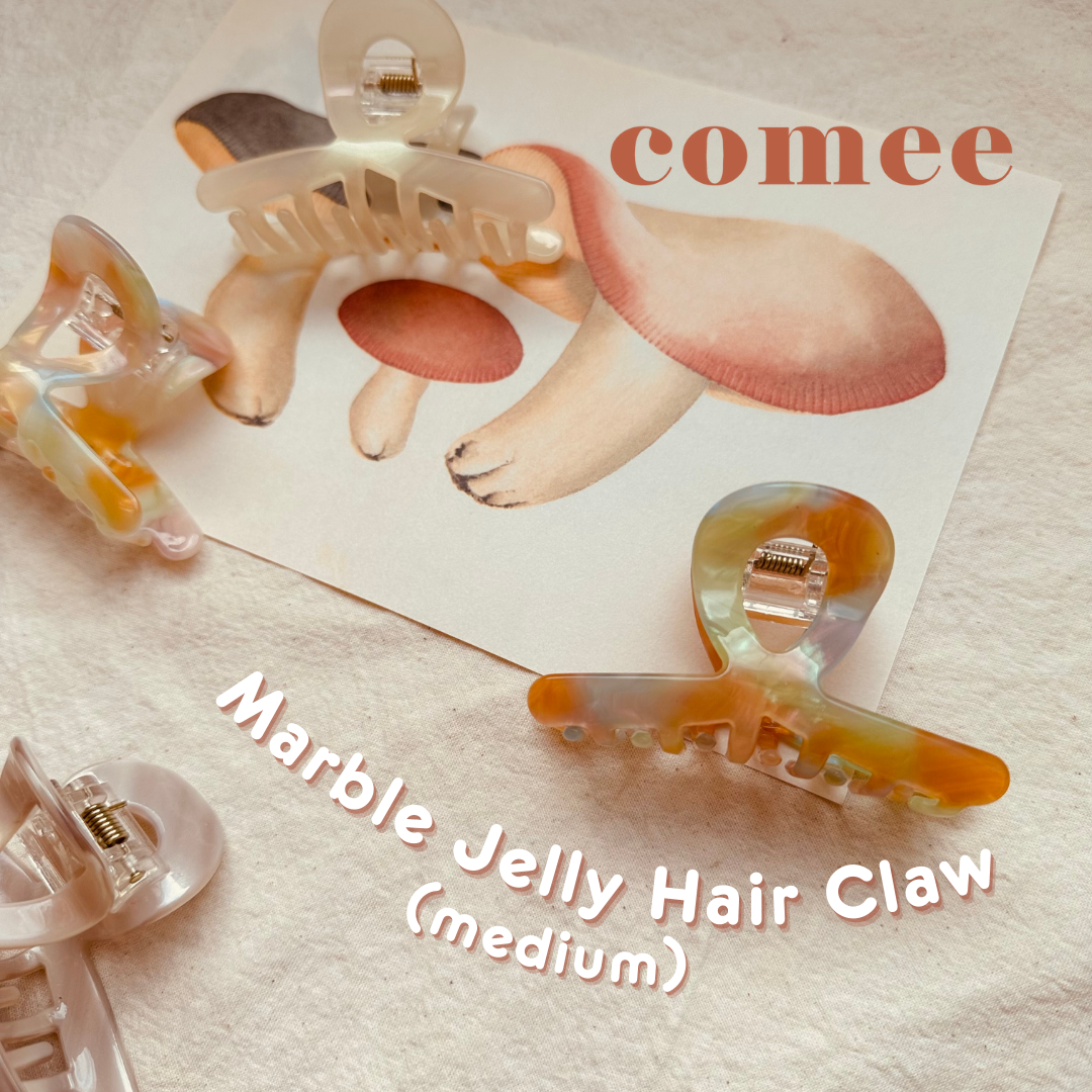 Marble Jelly Hair Claw (1)