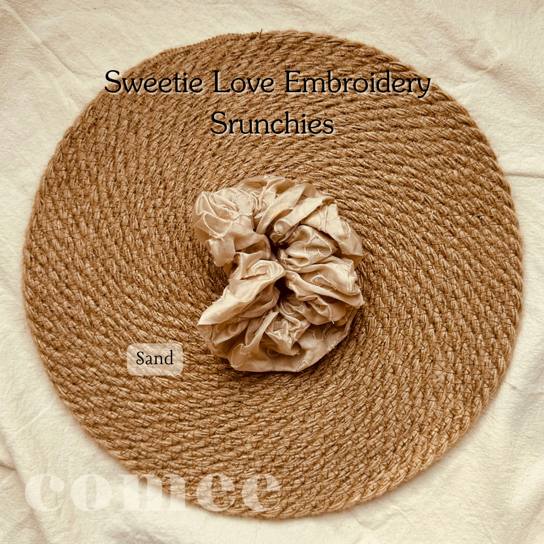 Sweetie Love Embroidery  Srunchies (4)