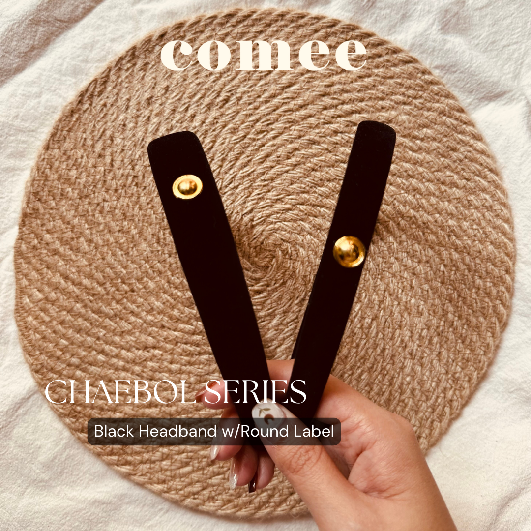 chaebol series black headband