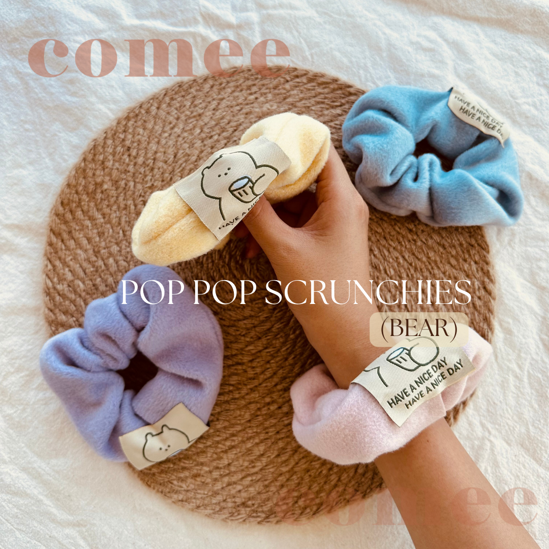 Pop Pop Scrunchies (Bear)