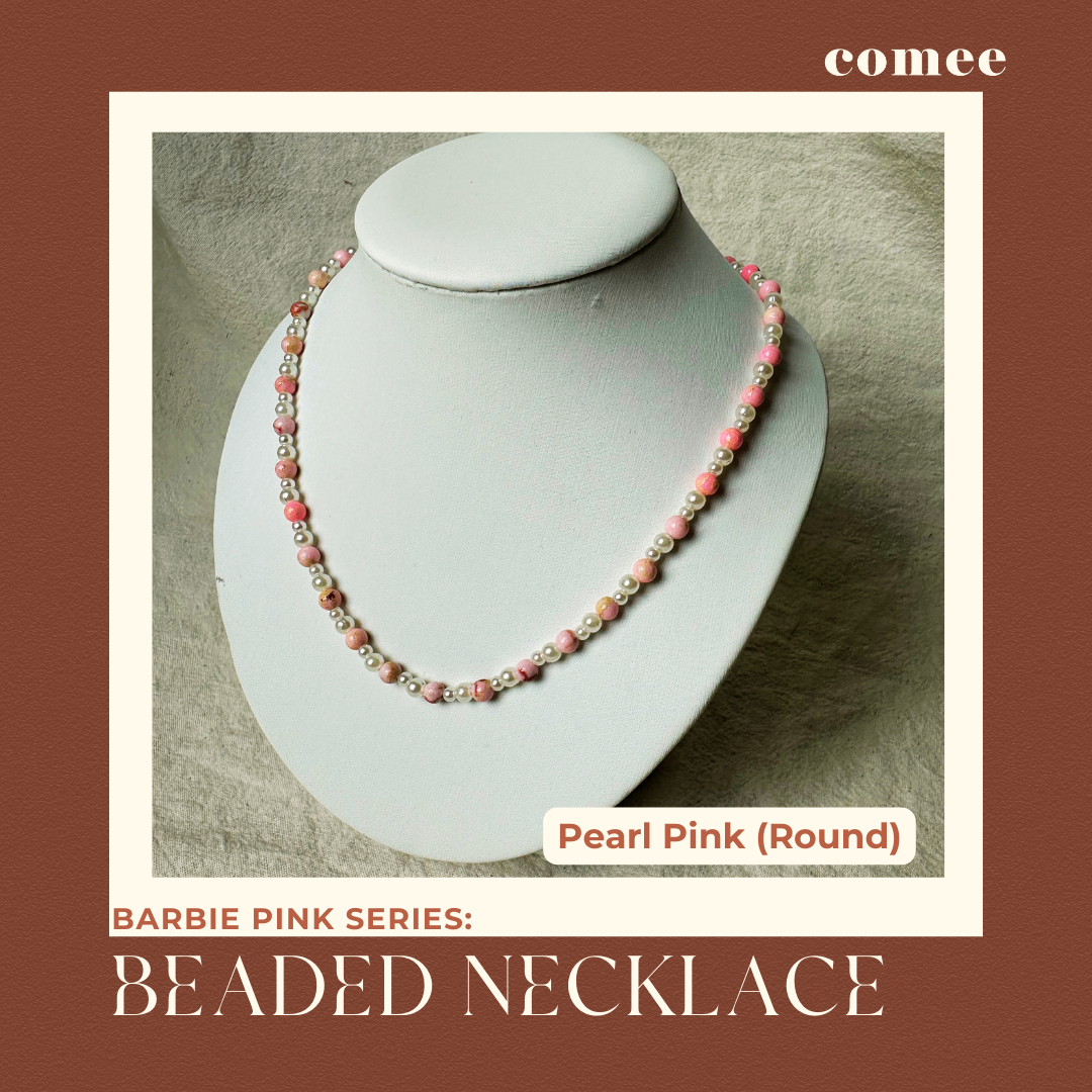 Barbie Pink series Beaded Necklace (3)