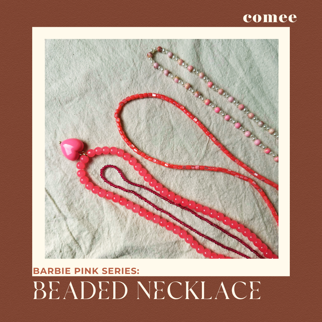 Barbie Pink series Beaded Necklace