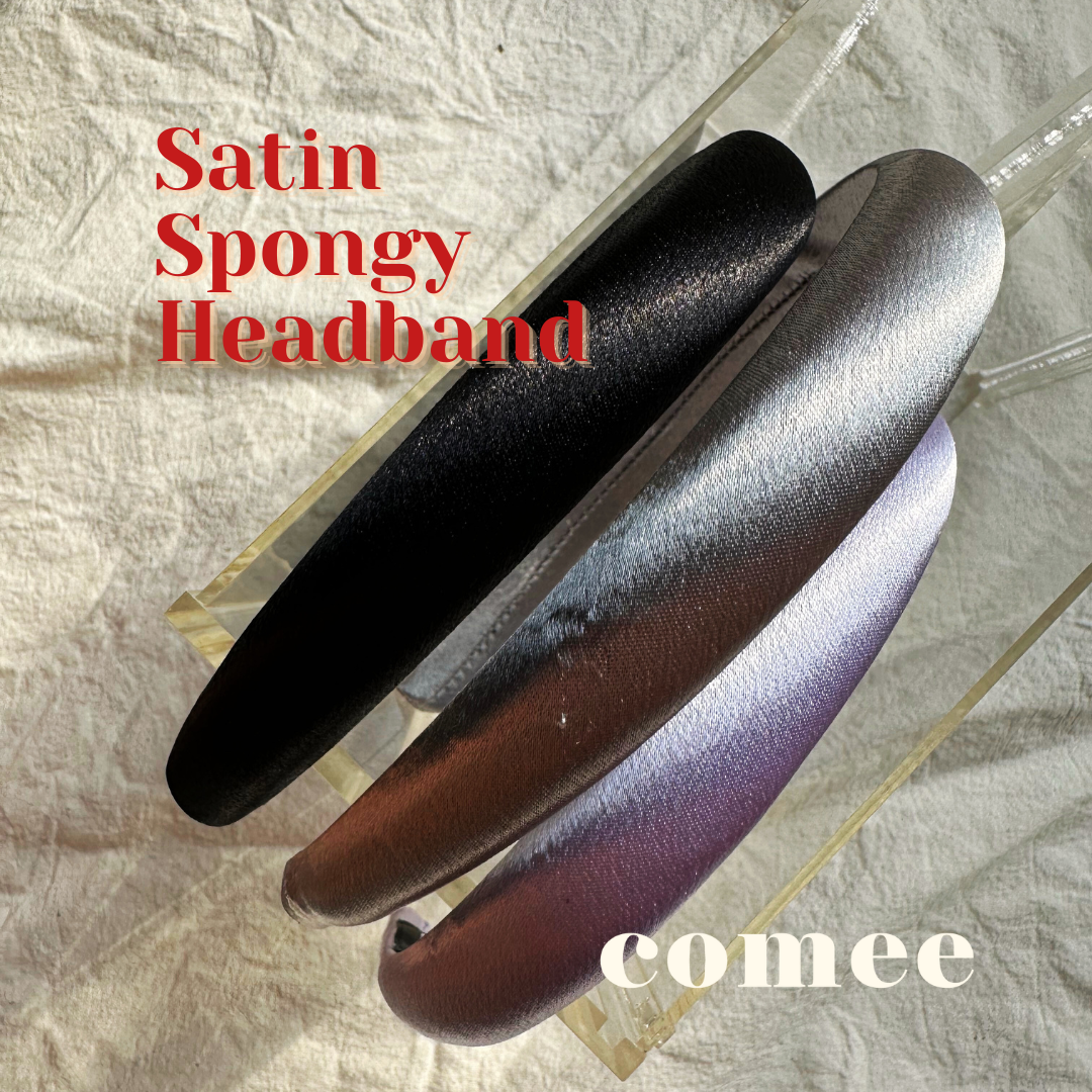 Satin Spongy Headband (4)