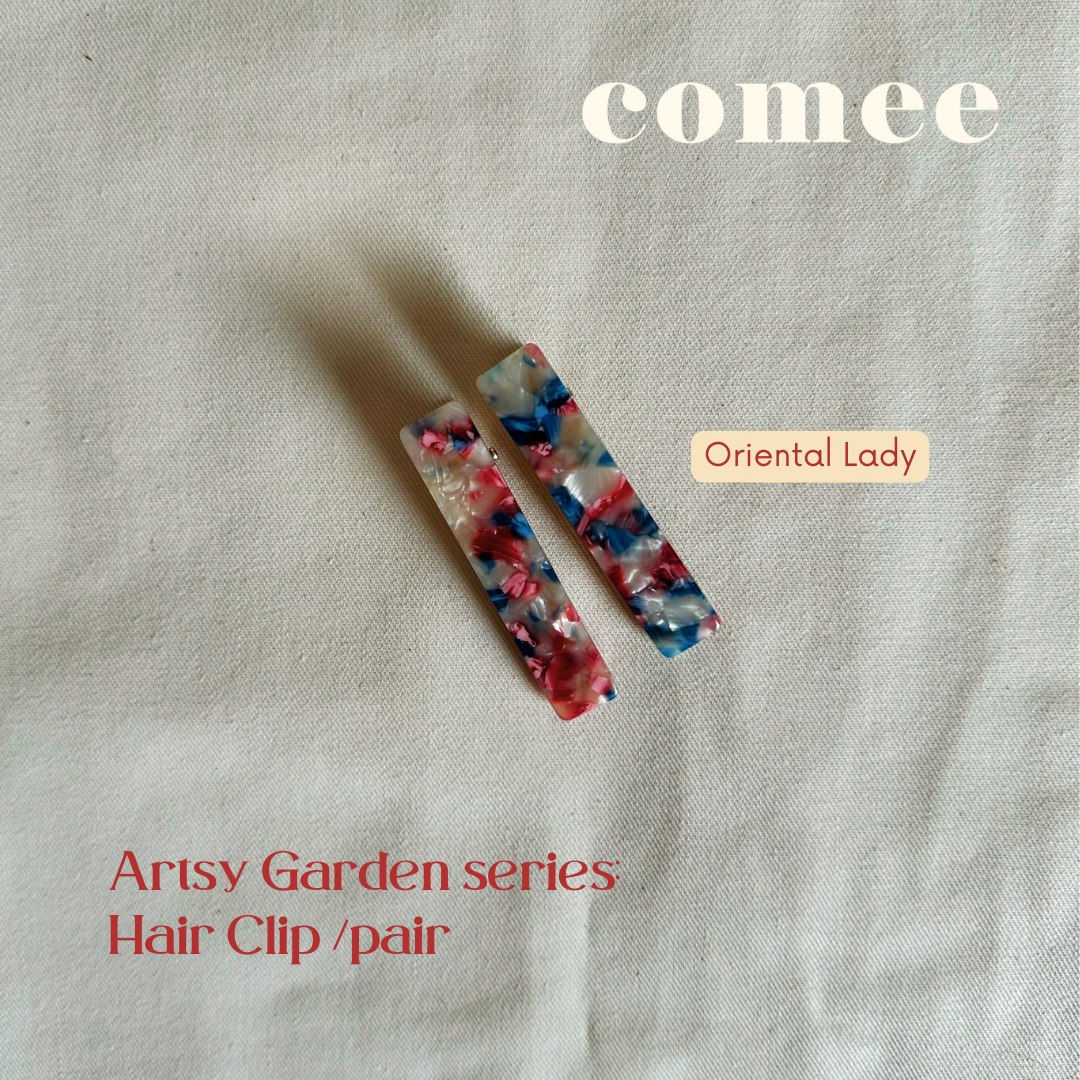 Artsy Garden series Hair Clip pair (4)