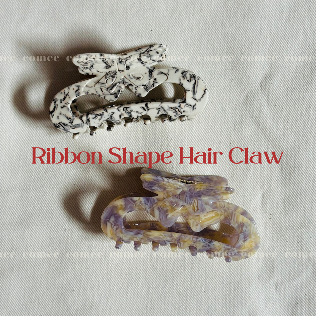 Ribbon Shape Hair Claw