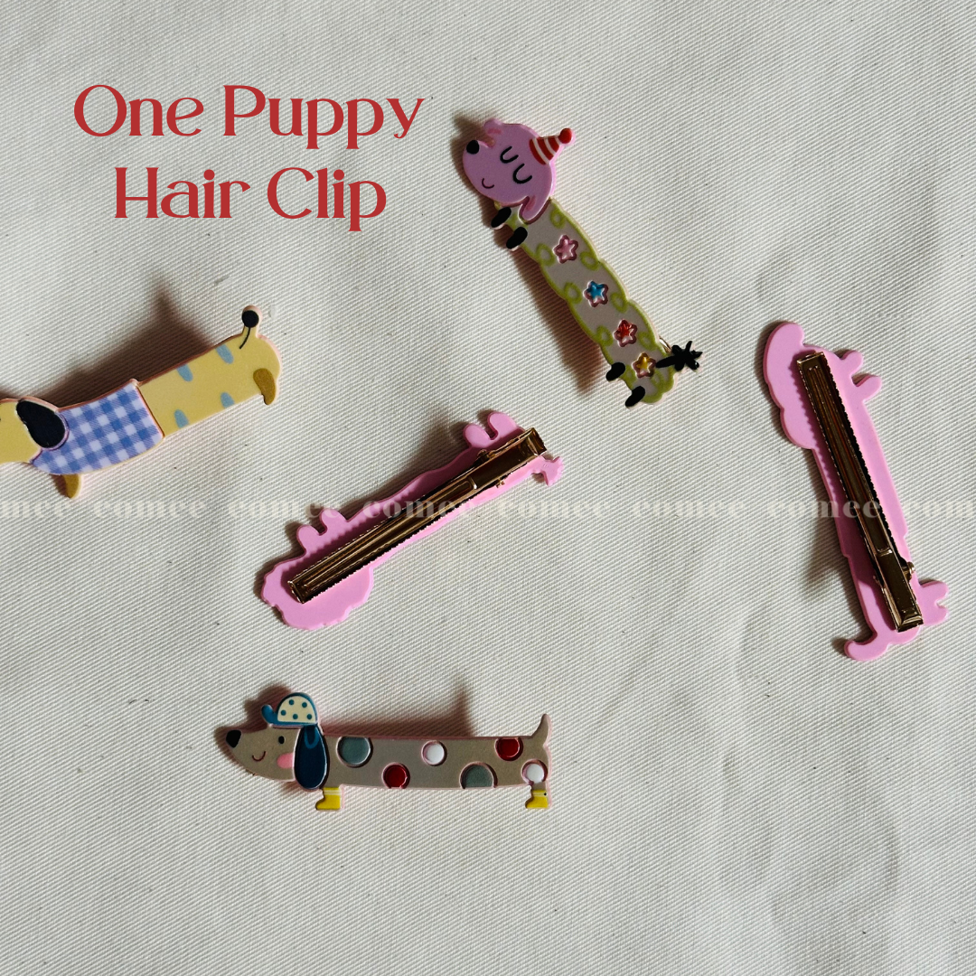 One Puppy Hair Clip (1)