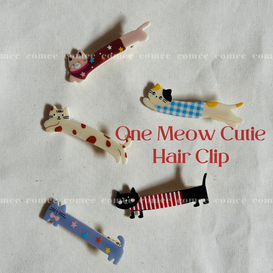 One Meow Cutie Hair Clip