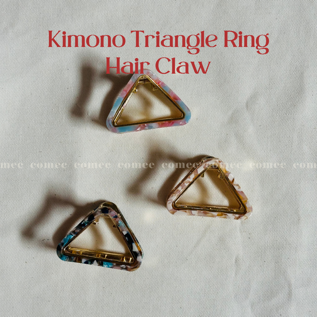 Kimono Triangle Ring Hair Claw