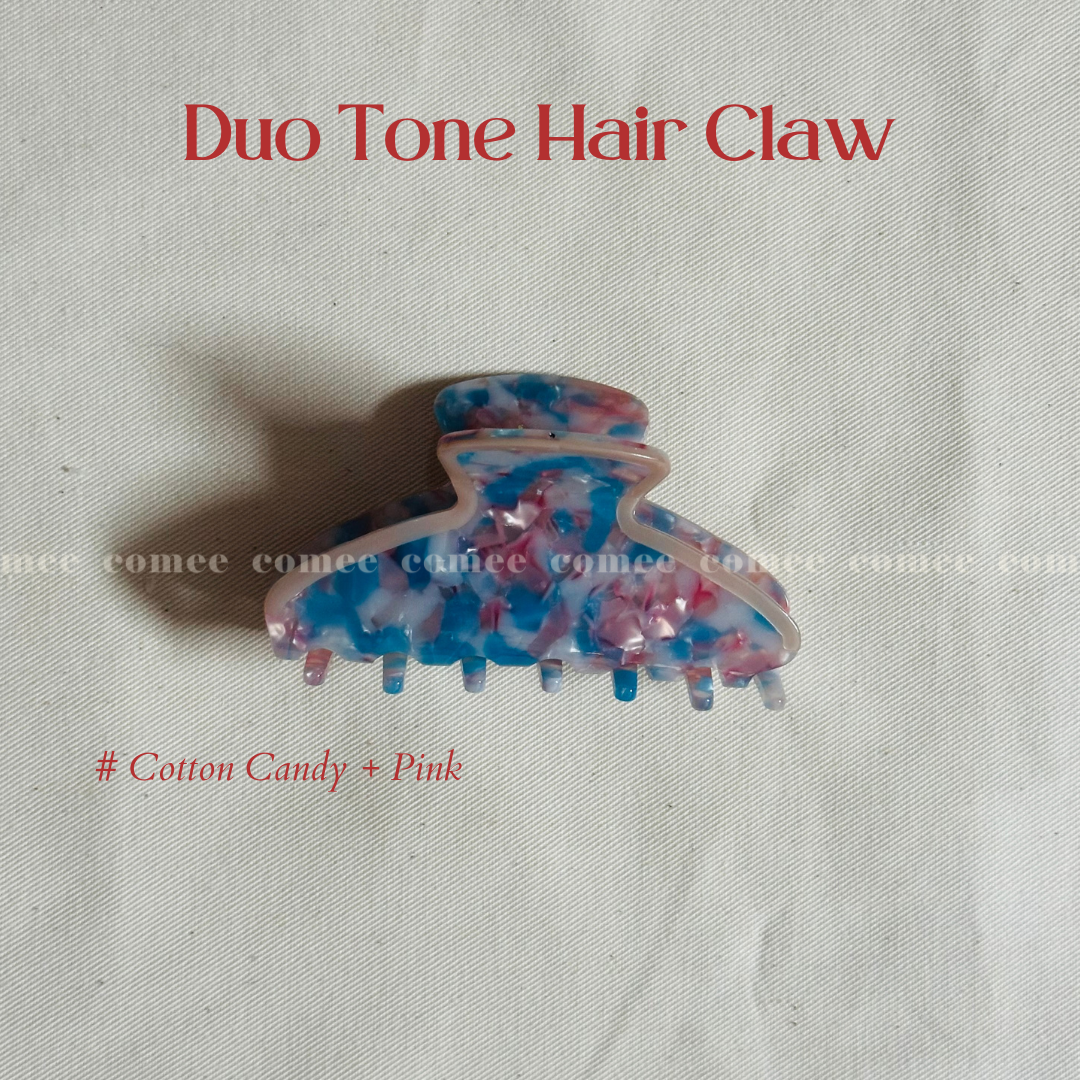 Duo Tone Hair Claw (1)