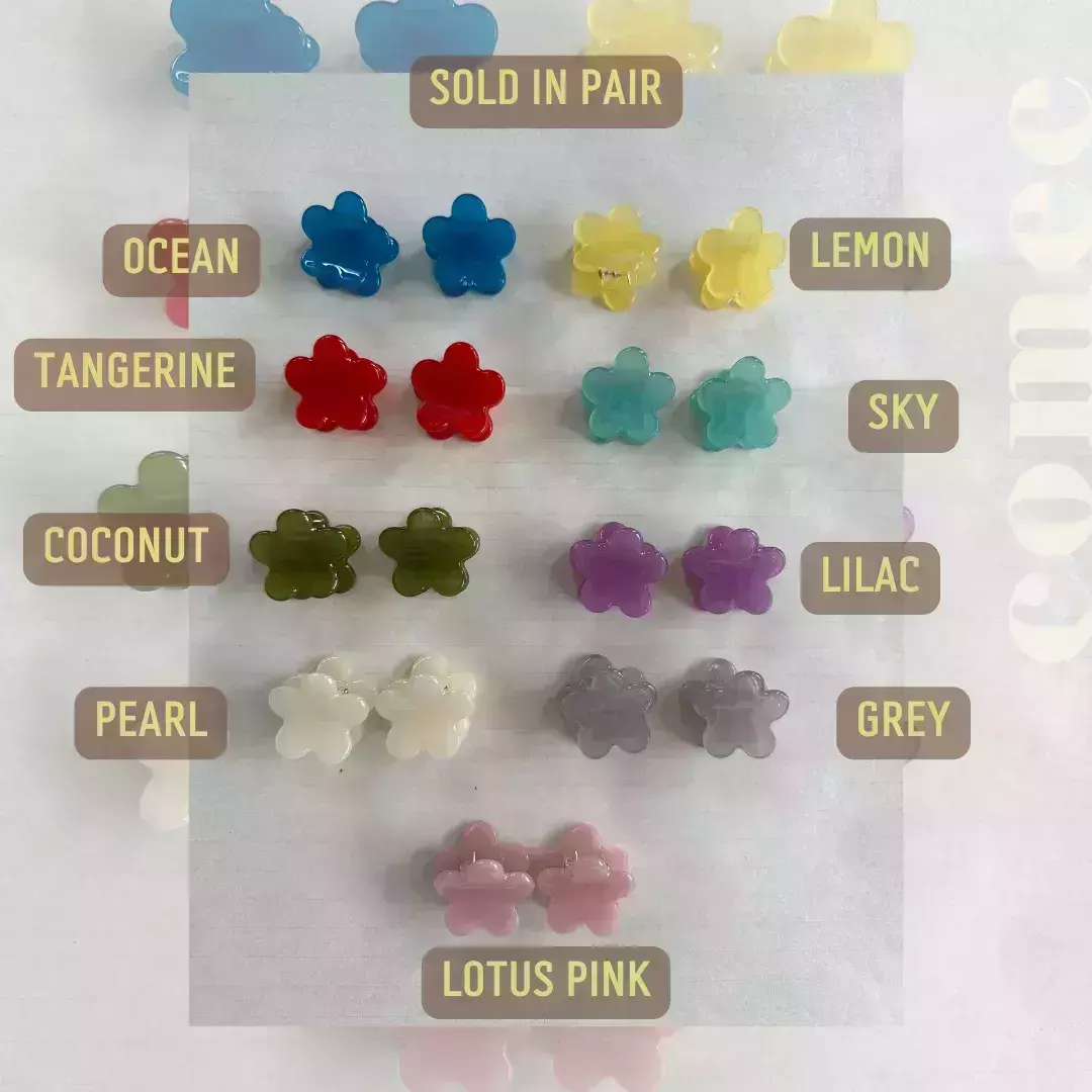 Candy series: Flower Mini Clips