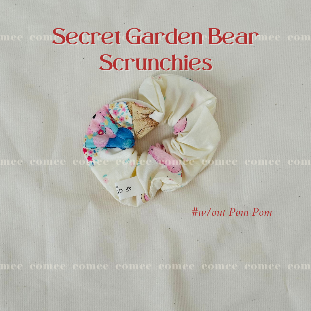 Secret Garden Bear Scrunchies (2)