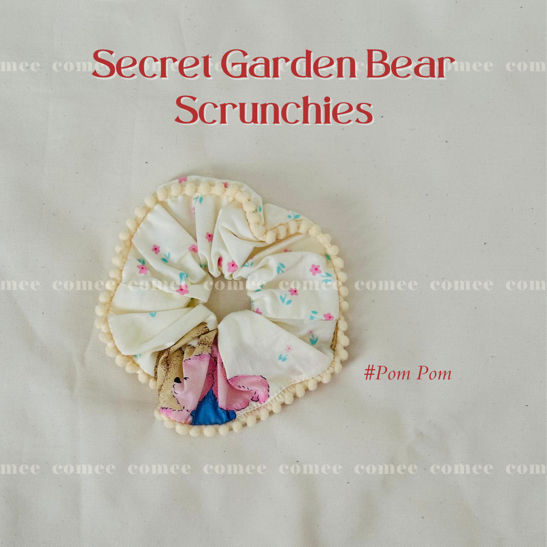 Secret Garden Bear Scrunchies (3)