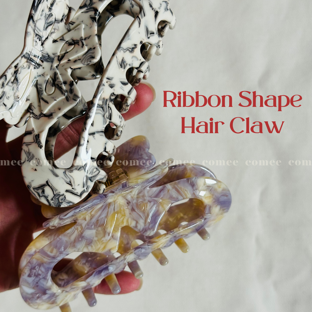 Ribbon Shape Hair Claw (4)