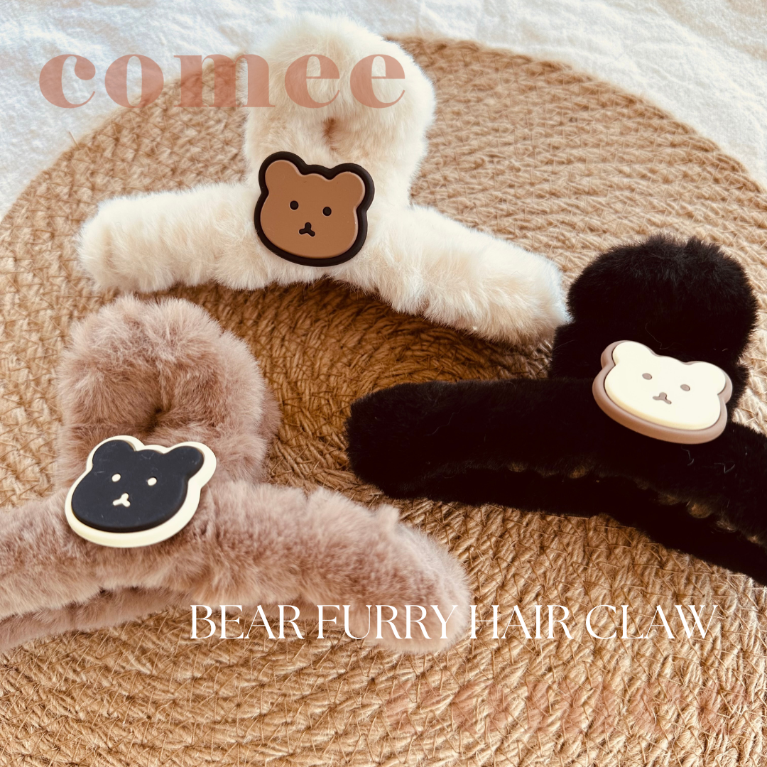 Bear Furry Hair Claw (1)