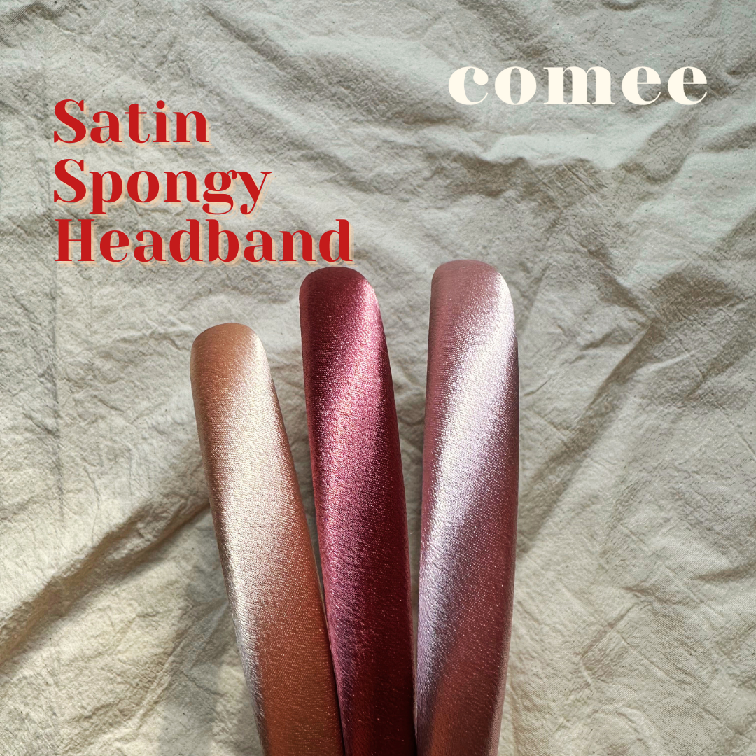 Satin Spongy Headband (1)