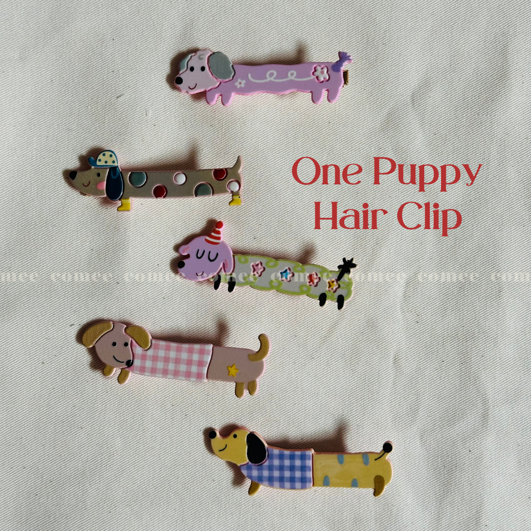 One Puppy Hair Clip