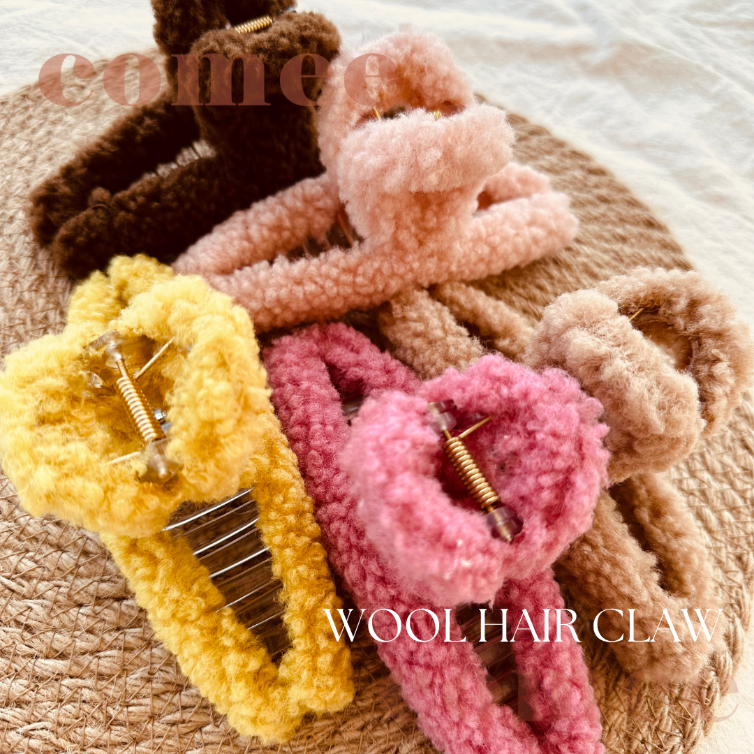 Wool Hair Claw (8)