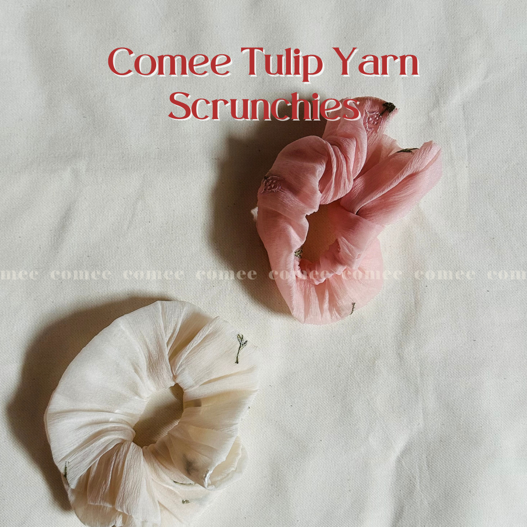 Comee Tulip Yarn Scrunchies