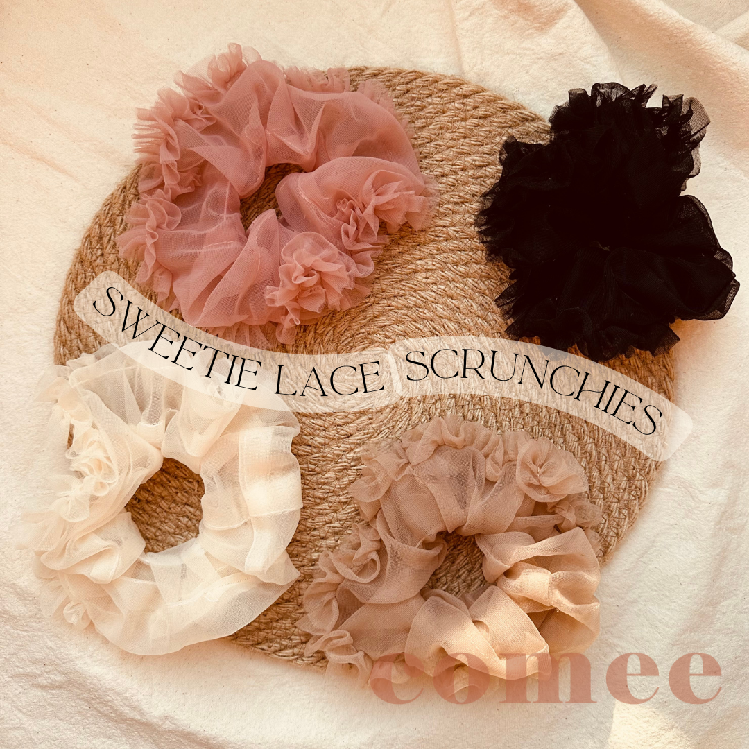 Sweetie Lace Scrunchies