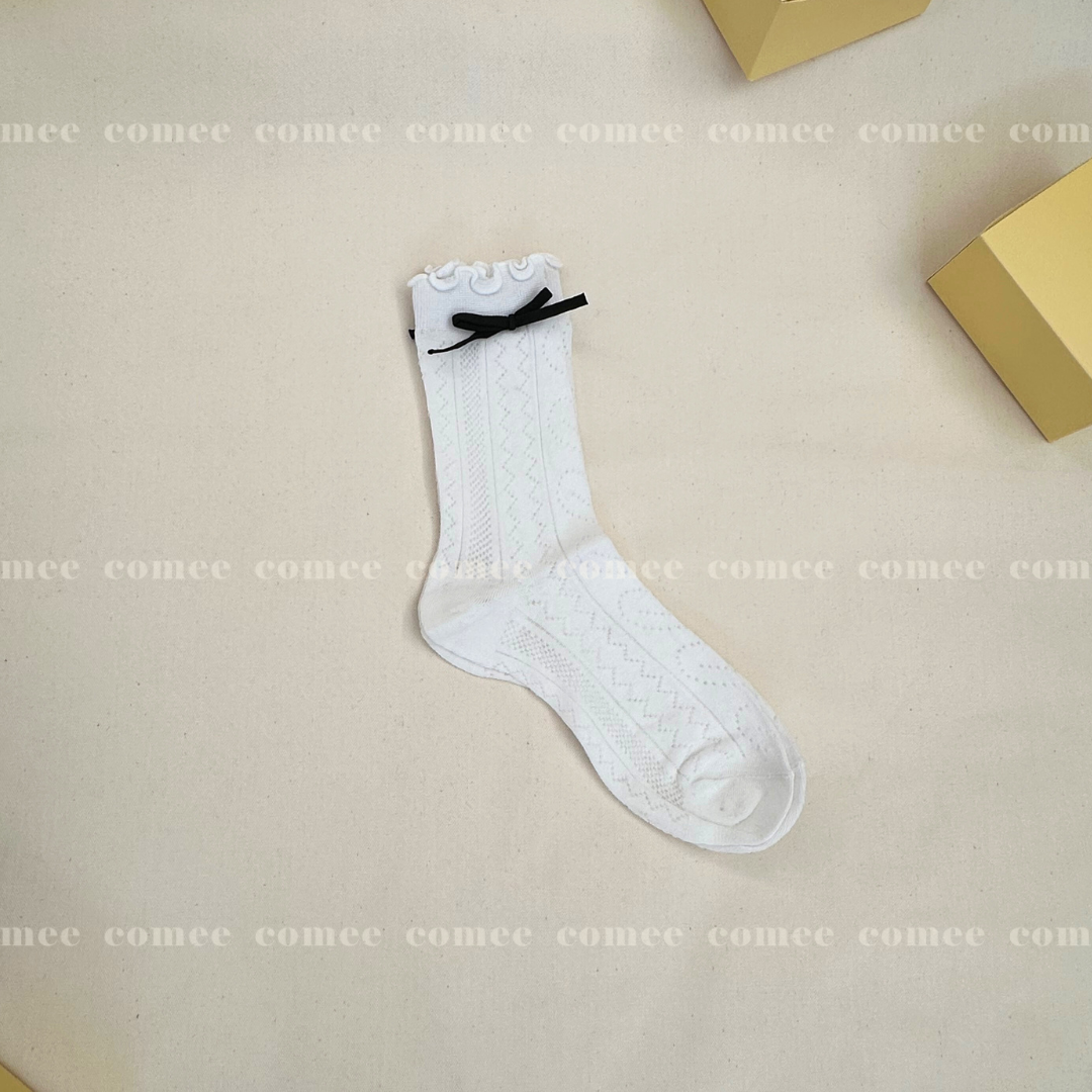 Ribbon Socks (Crew)  (6)