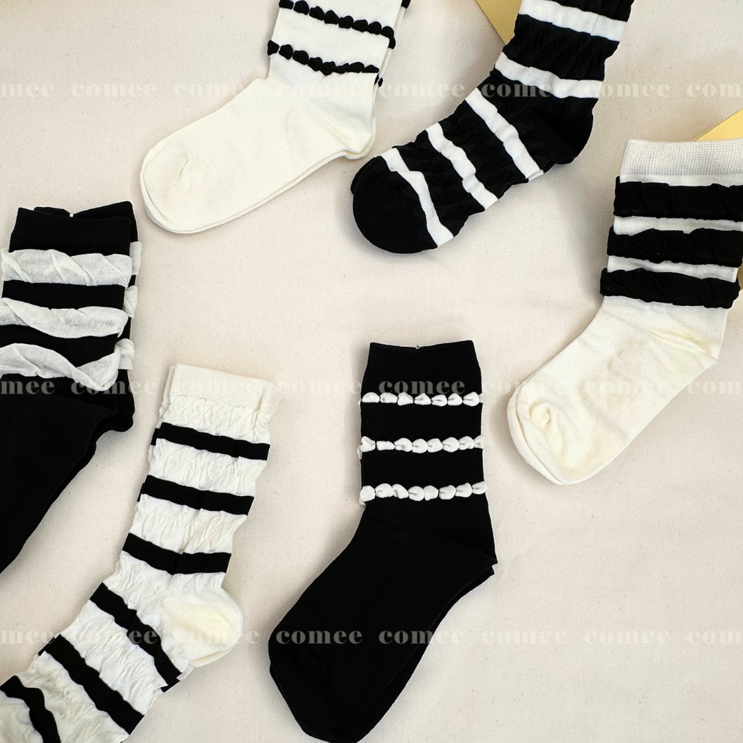 B&W Series Socks (Crew) (10)