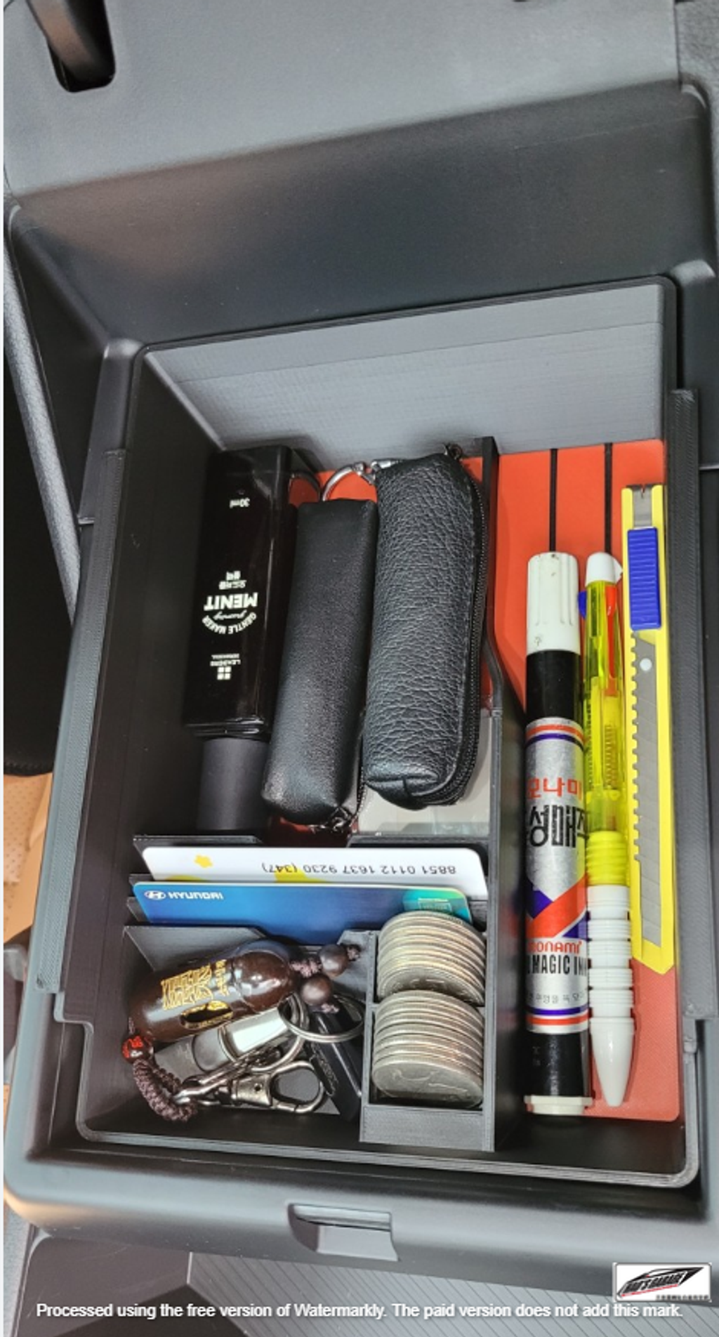 3d列印字樣款黑色橘底實裝