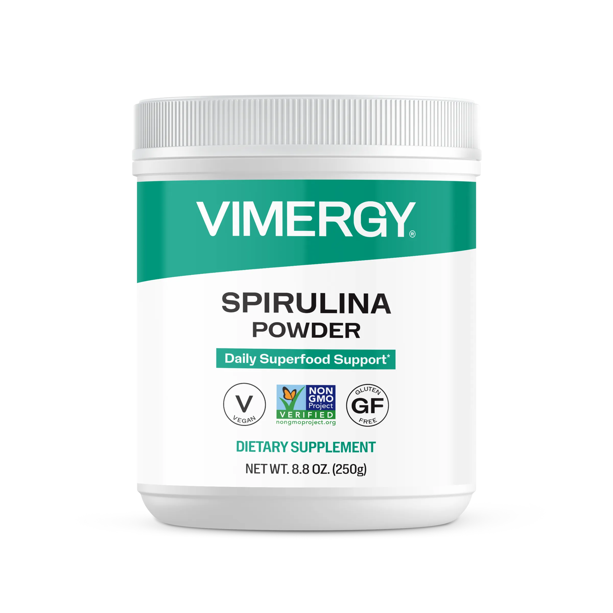 Vimergy_POWDER_2026_Spirulina-250g_Mock-Front