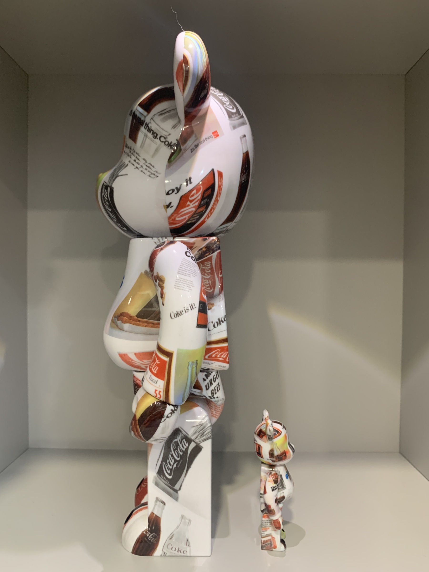 atmos - BE@RBRICK atmos × Coca-Cola 1000％ チェッカー