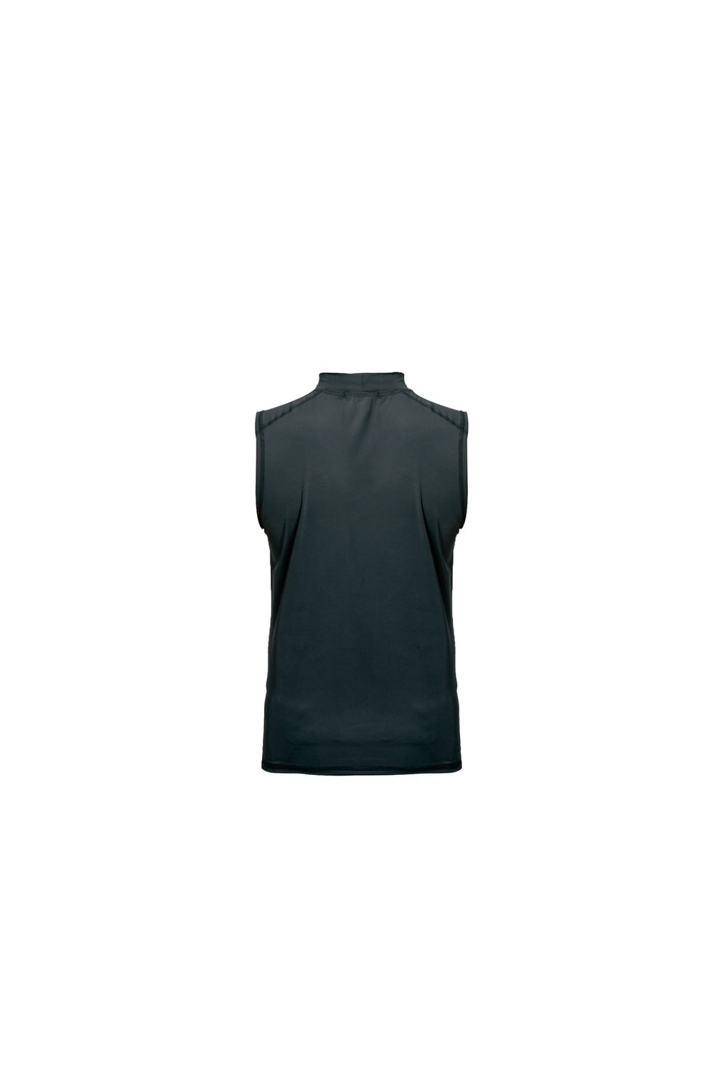 Half-high collar logo base layer tank top 反