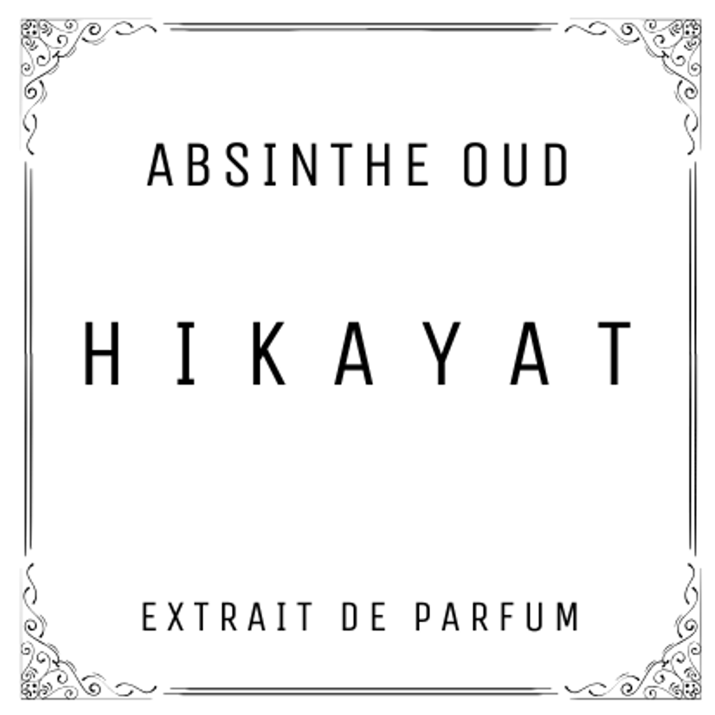 HIKAYAT STICKER 35mm X 35 mm - ABSINTHE OUD EXTRAIT