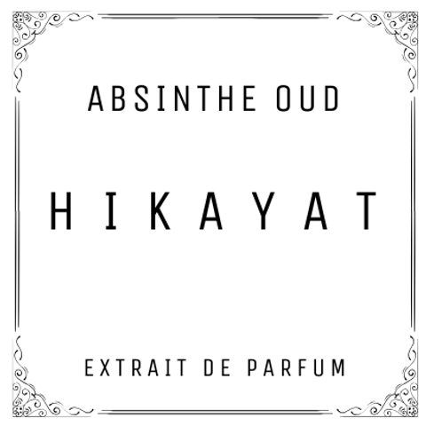 HIKAYAT STICKER 35mm X 35 mm - ABSINTHE OUD EXTRAIT