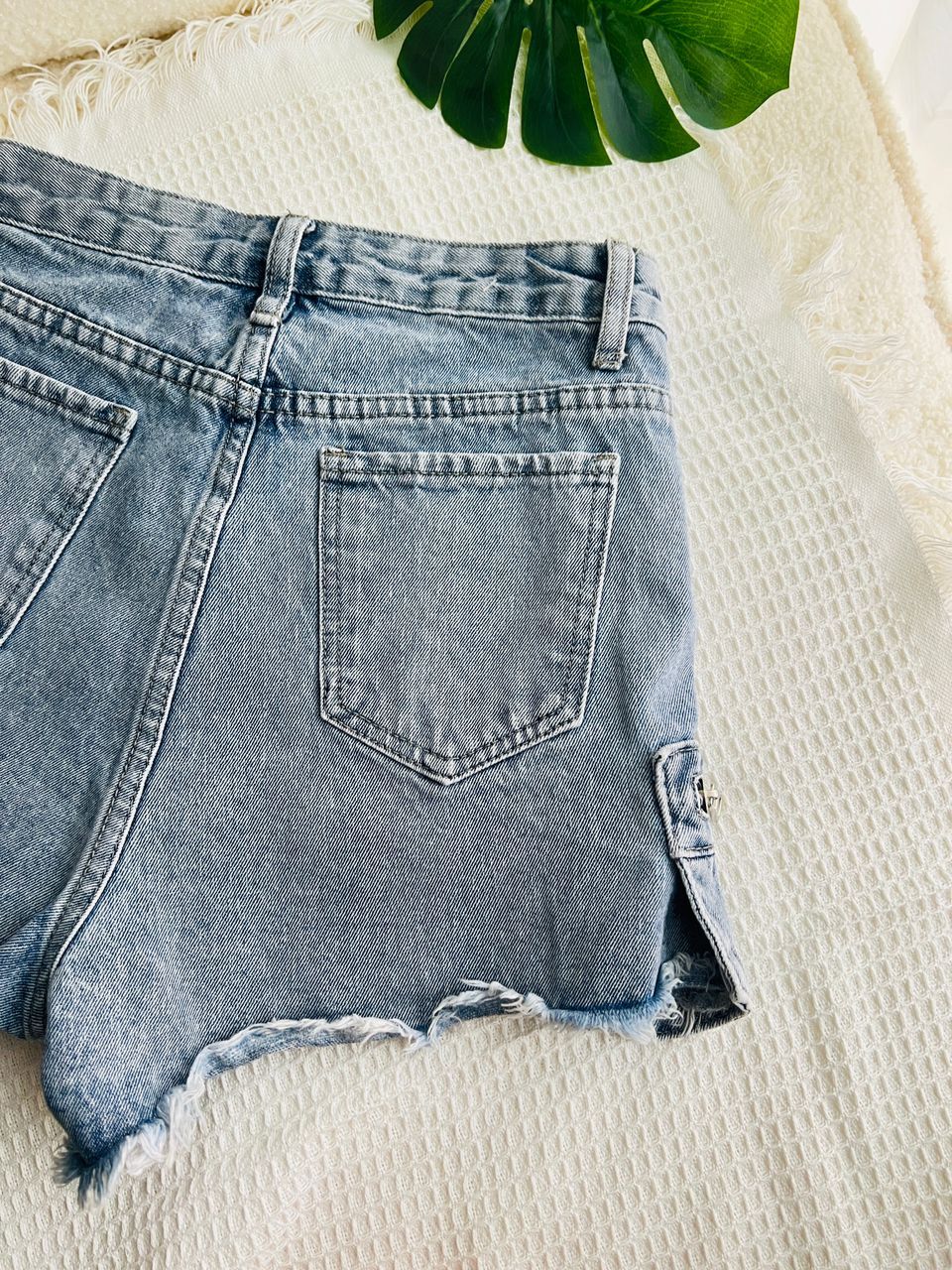 Decorative ripped denim shorts - Girls | MANGO OUTLET USA