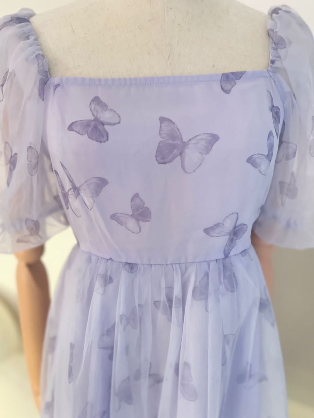 D10 Purple Gauze Dress