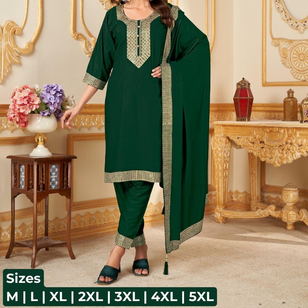 Top Pant And Dupatta By Inaaya Fabric