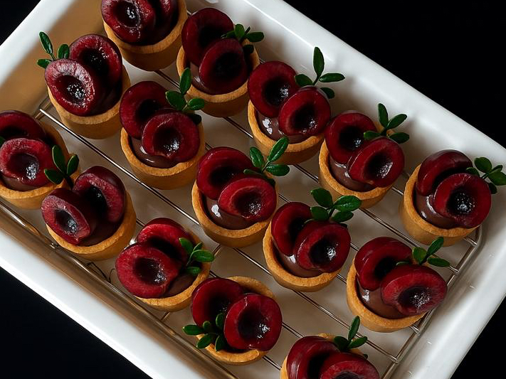 Belgium Choco Cherry Petite Tarte | Jo Le Bagel Enterprise