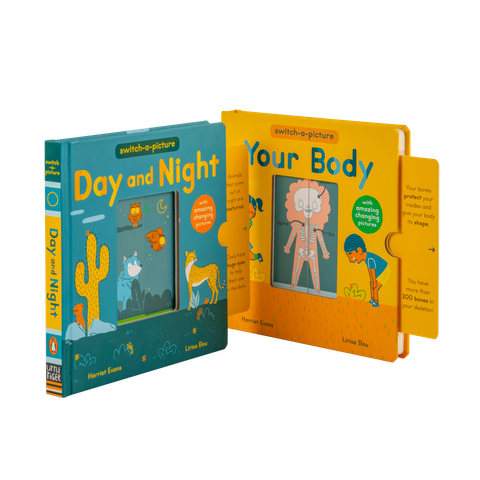 Switch-a-picture趣味科普抽拉書 套裝2冊