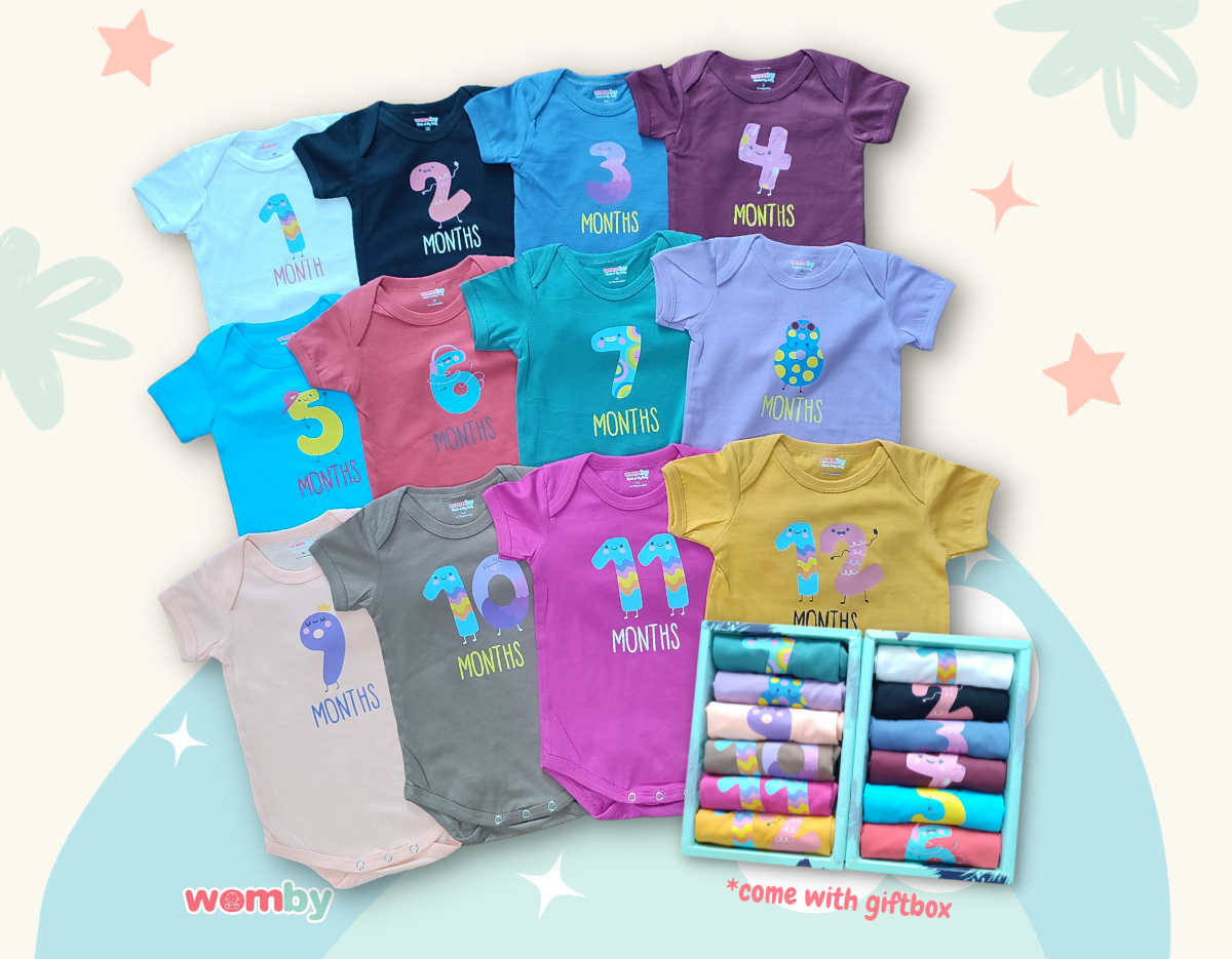 12 Pcs Set | Baby Rompers Online | Womby