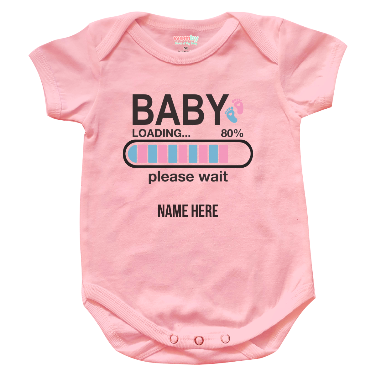 baby loading Womby Baby Rompers pink