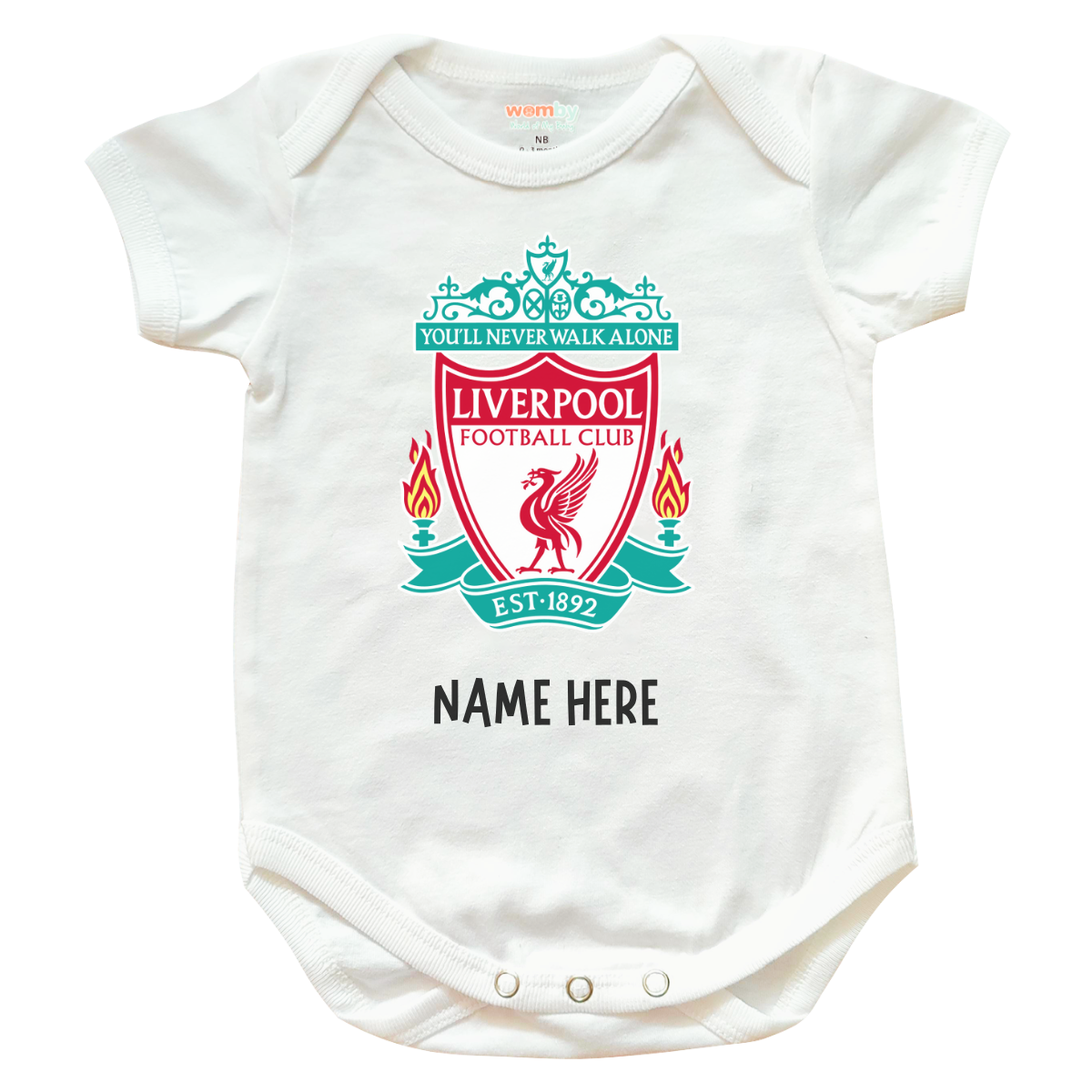 Liverpool FC Baby Rompers - White