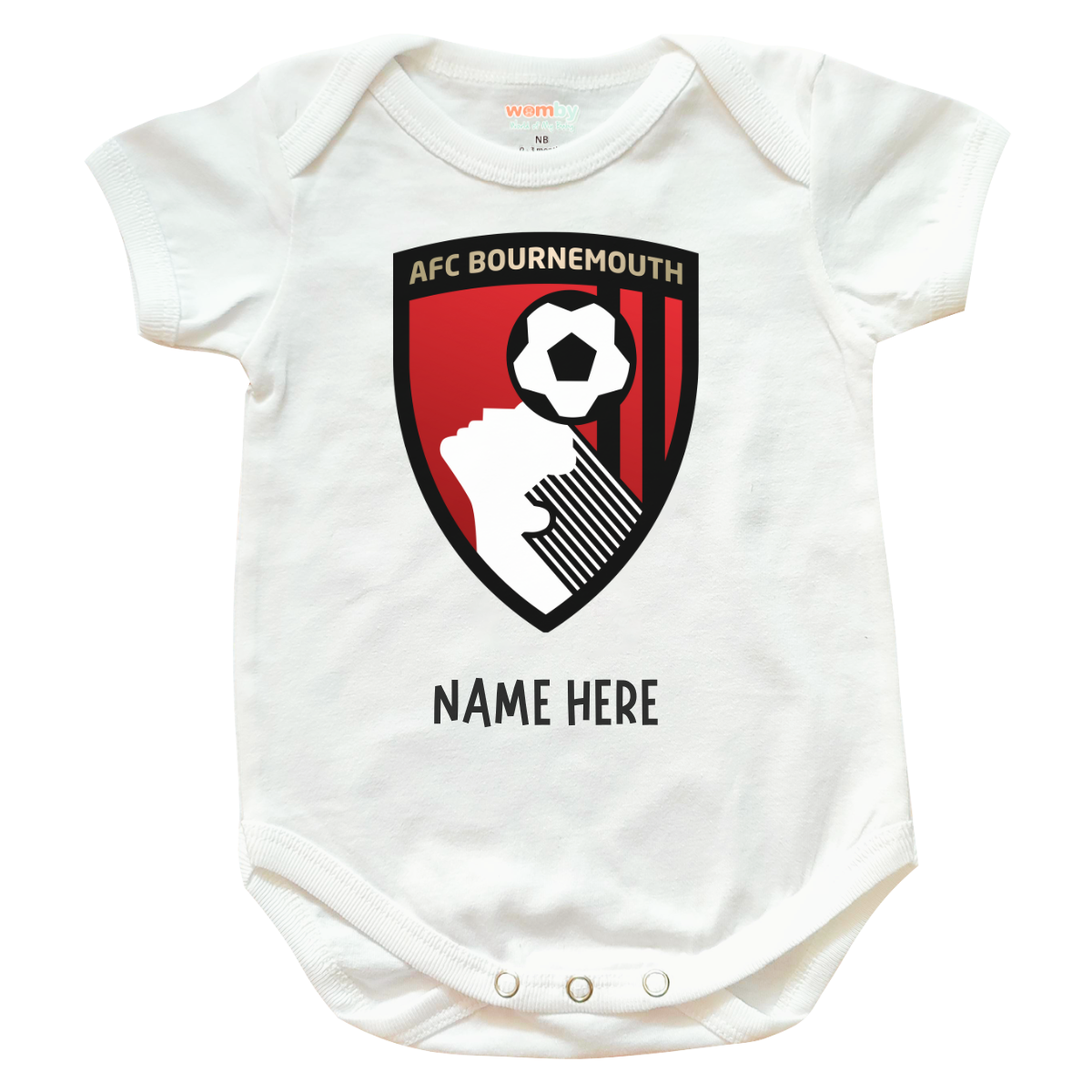 AFC Bournemouth Baby Rompers - White