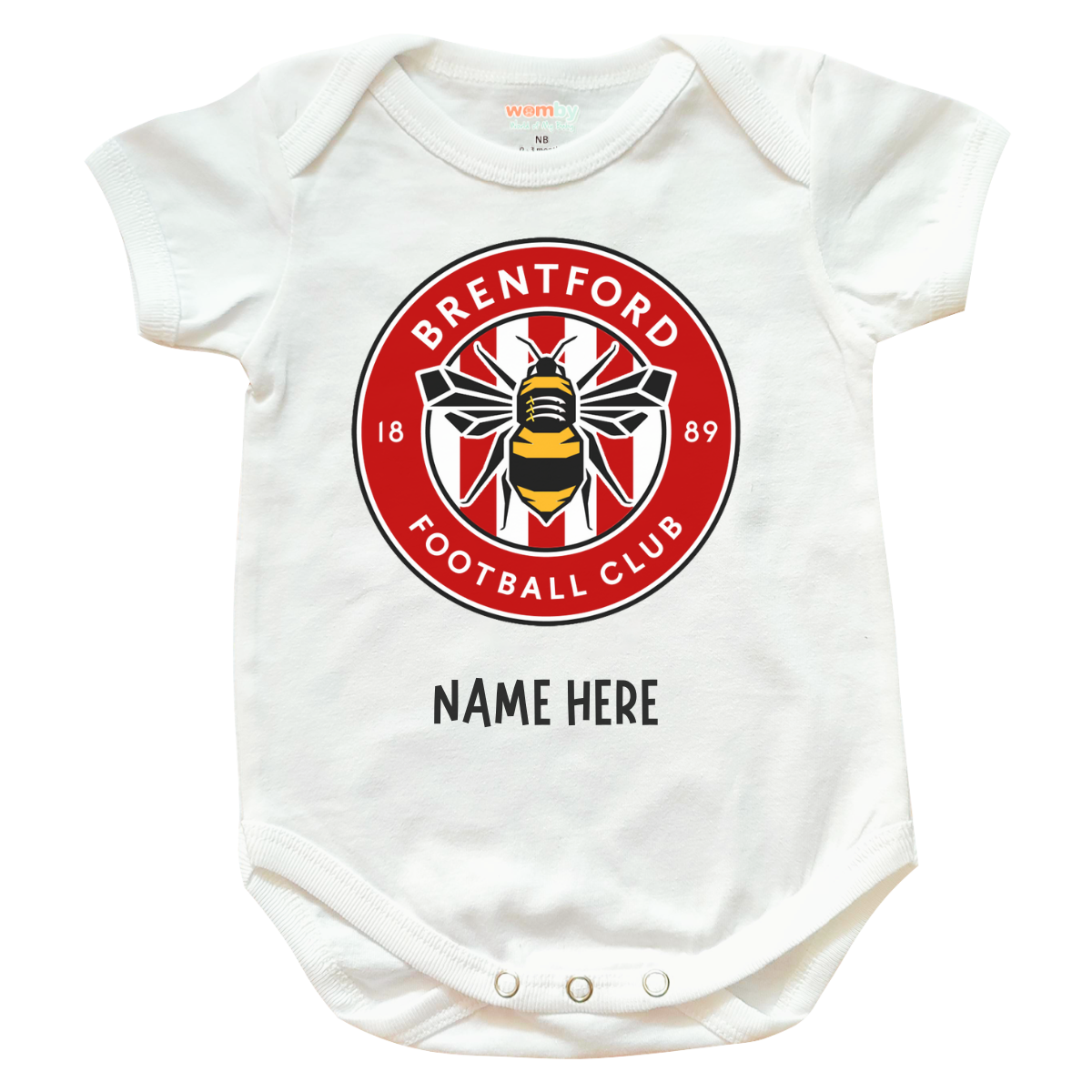 Brentford Baby Rompers - White