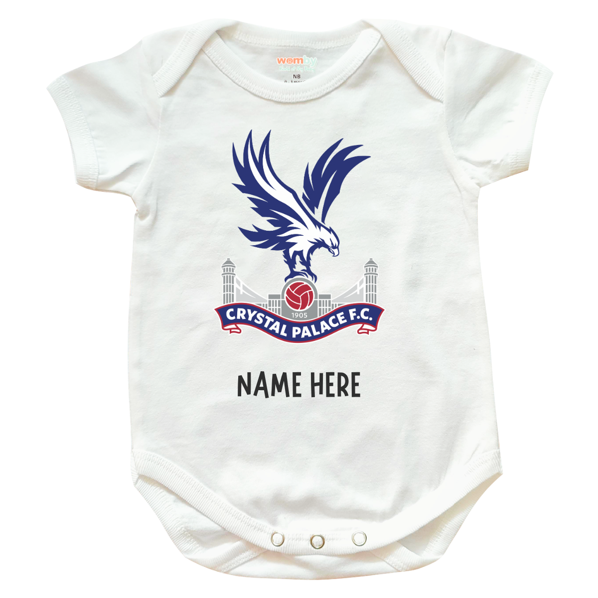 Crystal Palace Baby Rompers - White